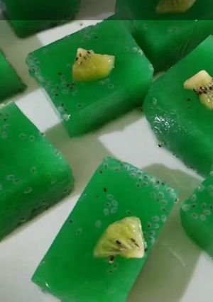 A picture of Kiwi Agar agar.