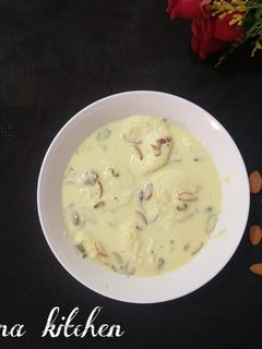 रसमलाई (Rasmalai recipe in Hindi) रेसिपी मुख्य फोटो