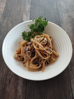 Foto resep Creamy Mushroom Fettucine