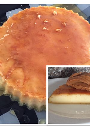 Una foto de Falso flan...tan rico como el original