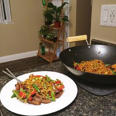 A picture of Beef Stir Fry Noodles.