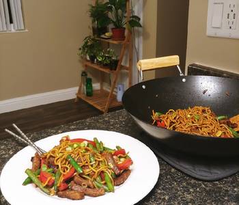 Unique Cuisine Beef Stir Fry Noodles Delicious Simple