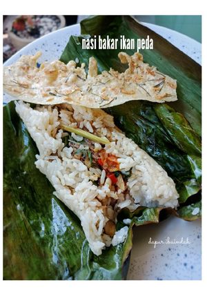 Foto resep Nasi bakar ikan peda