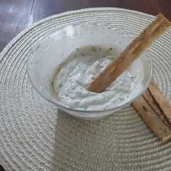 Una foto de Aderezo de queso saborizado