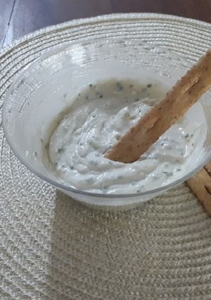 Una foto de Aderezo de queso saborizado