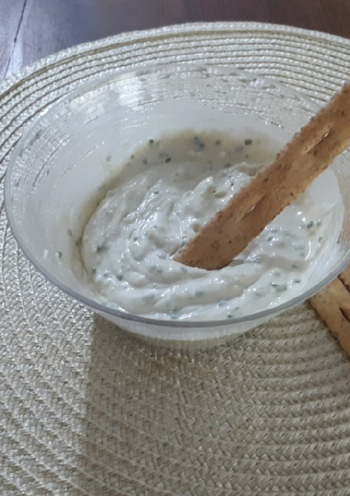 Una foto de Aderezo de queso saborizado