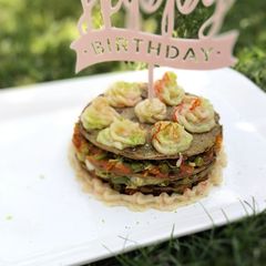 A picture of Rotla cake from leftover rotla.