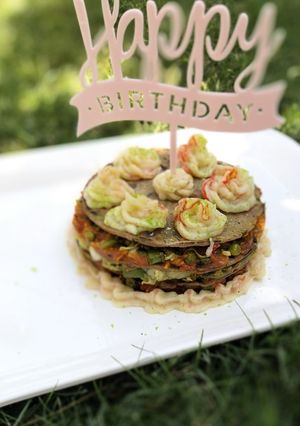 A picture of Rotla cake from leftover rotla.