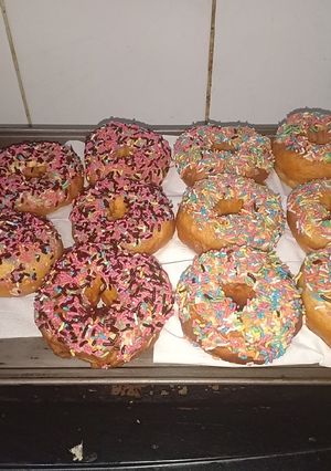Foto resep Donat Meses Warna warni