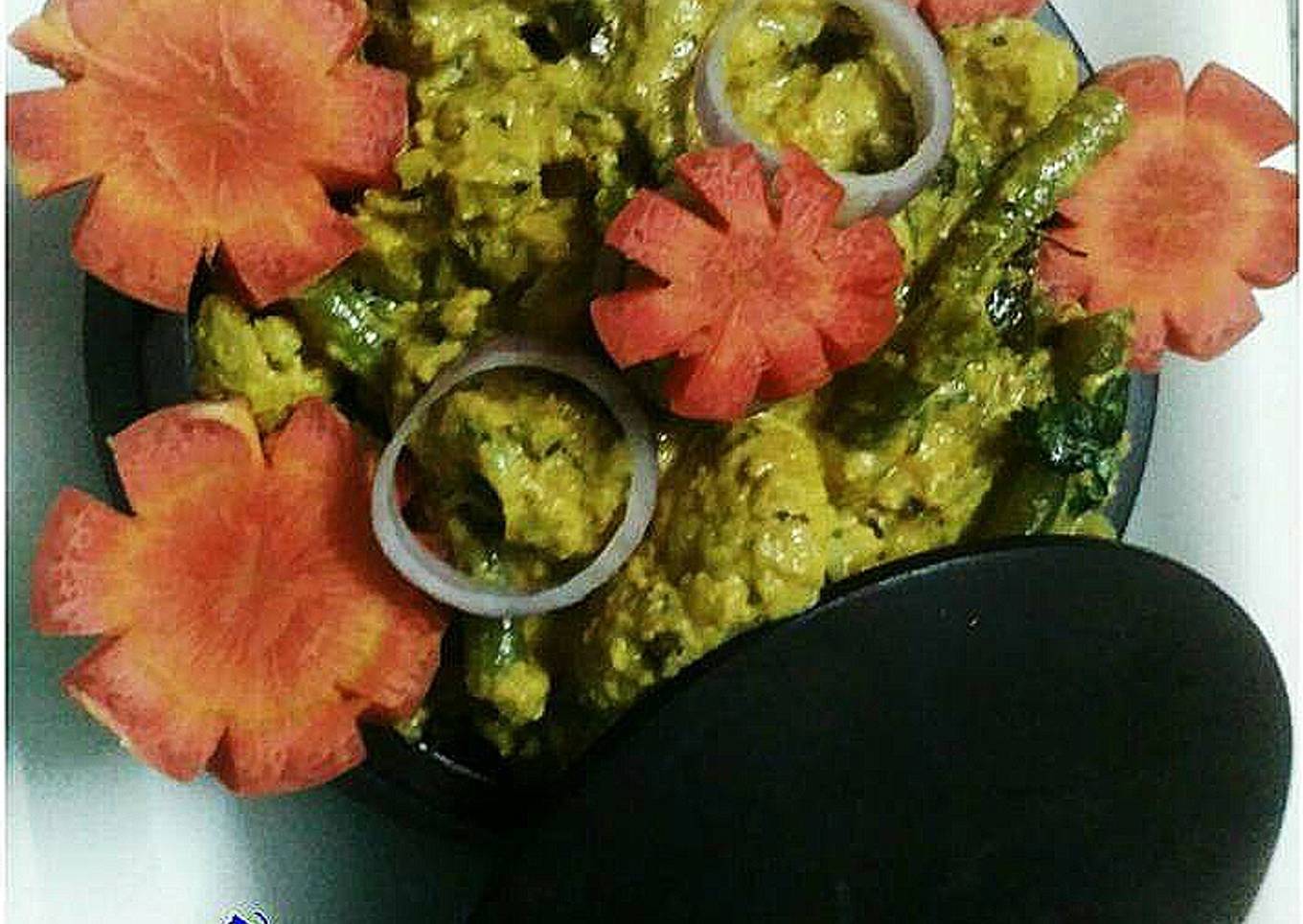 Cauliflower in Lauki Gravy