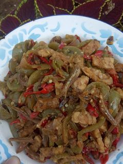 Foto resep 71. Tumis tomat ijo teri &tempe