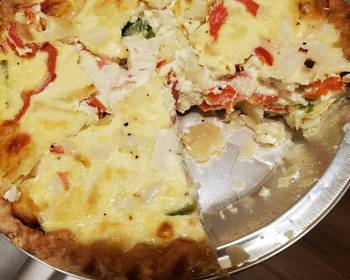 Without Fail Serving Recipe Crab Quiche Practical Delicious