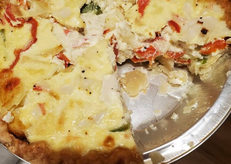 Simple Way to Make Super Quick Homemade Crab Quiche