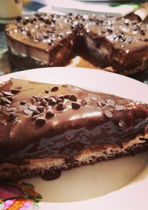 صورة لوصفة تورته موس شوكولاتة