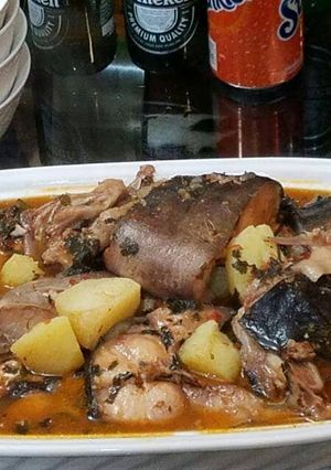 A picture of Fresh Fish Pepper Soup with Irish Potato.