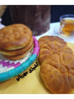 عکسی از دستور نان بدون تخم مرغ و شیر