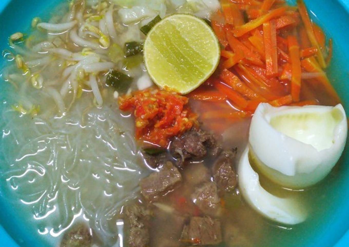 Soto Daging (No Minyak)