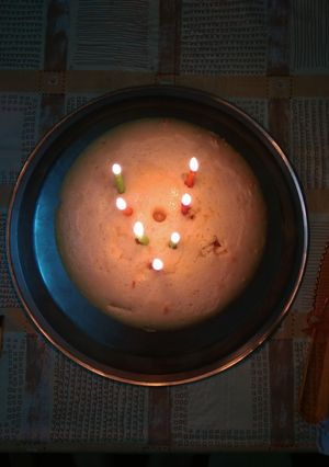 A picture of Eggless Vanilla Cake.