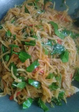 Foto resep Oseng pepaya muda