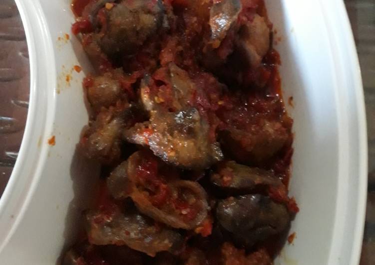 Balado hati ampela ayam#bikin ramadhan berkesan