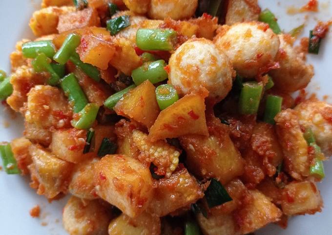 Yuk intip, Resep enak bikin Balado kentang telur puyuh  nagih banget