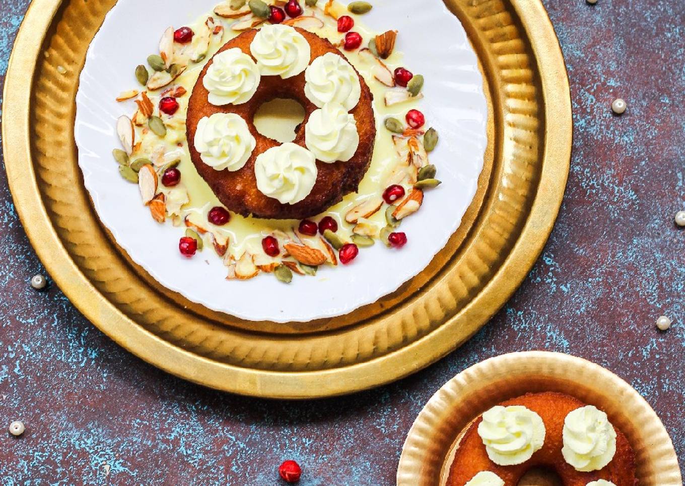 Gulab jamun donuts