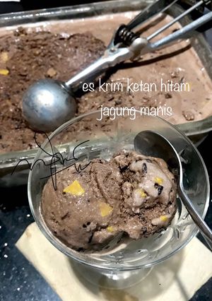 Foto resep Es Krim Ketan Hitam Jagung Manis