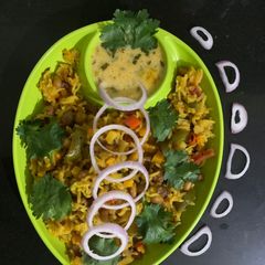 Veg khichdi A picture of Veg khichdi.