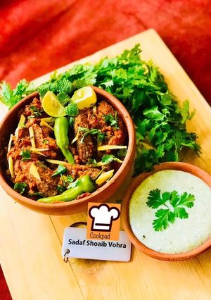 A picture of Kabab karahi masala.