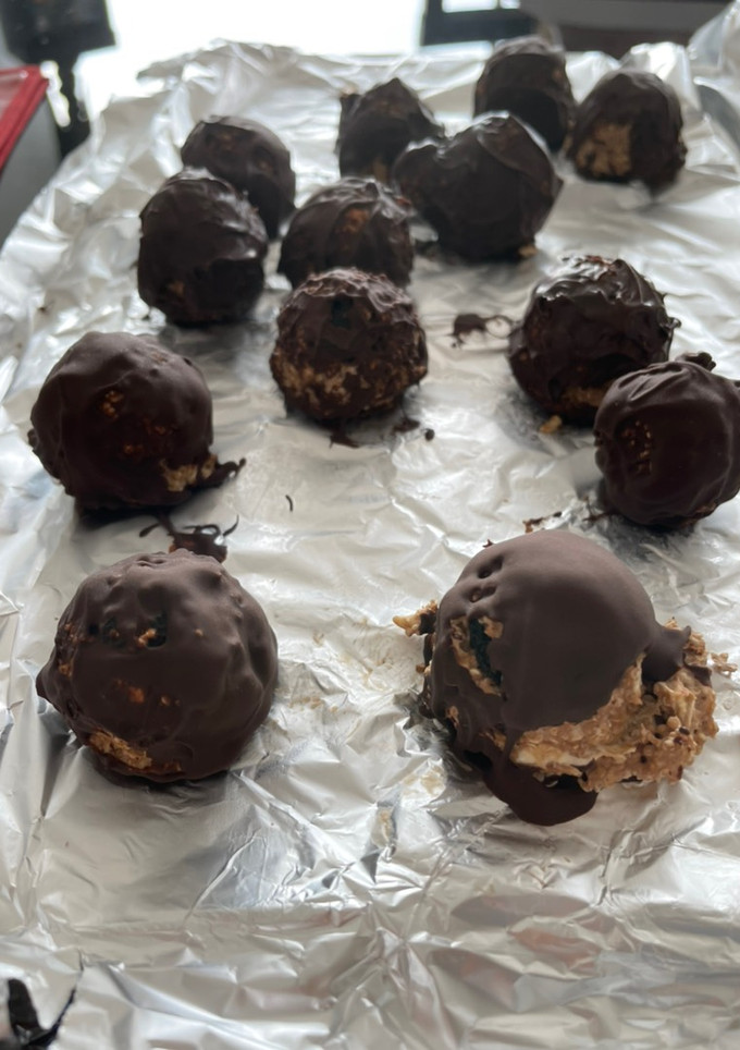 Una foto de Trufas de avena