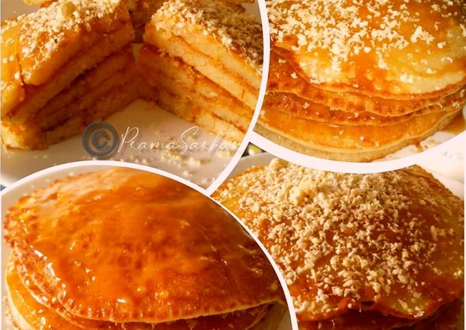 Eggless Pancakes Recipe