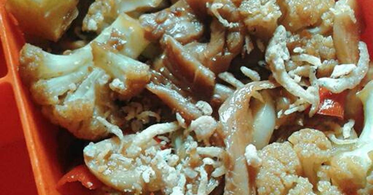 Resep Tumis Kembang Kol Dan Jamur Tiram Menu Diet Oleh Nisitasari