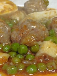 Una foto de Albóndigas con sepia