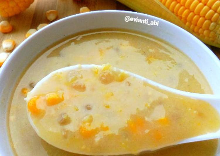 Resep Bubur Jagung Sagu Mutiara yang enak dan Mudah Dibuat