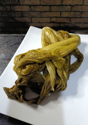 Foto resep Sawi Asin Homemade