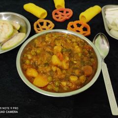 A picture of Spring onion sabji(chith-kuta).