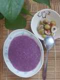Cháo khoai lang tím yến mạch