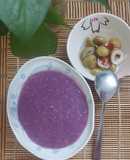 Cháo khoai lang tím yến mạch