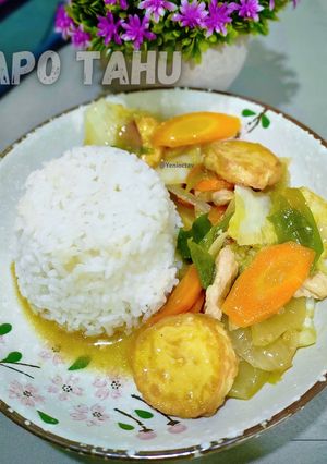 Foto resep Sapo Tahu Ayam