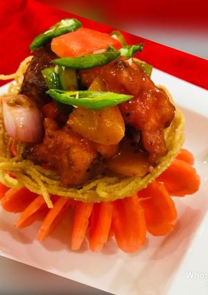 A picture of Whosayna’s Chilli Paneer.