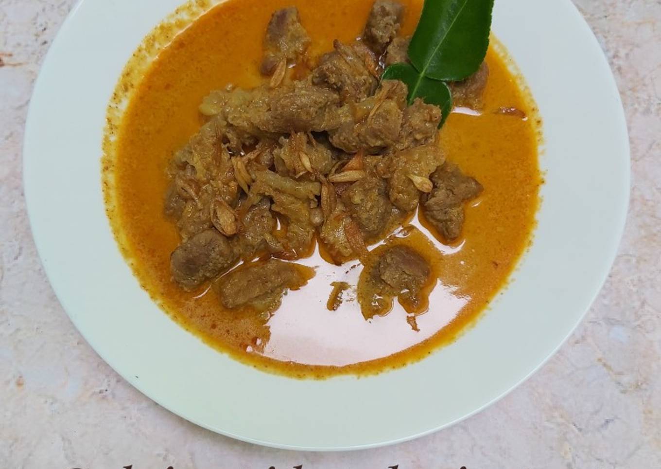 Gulai sapi bumbu instant