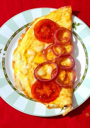 A picture of Balsamic Onion Omelette.
