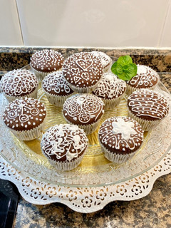 Una foto de Muffin de chocolate con sorpresa “sin gluten “