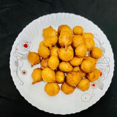 A picture of Rice flour bonda/ sweet Bonda.