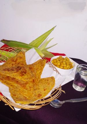 A picture of Corn Paratha.