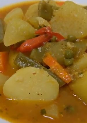 Una foto de Estofado de verduras