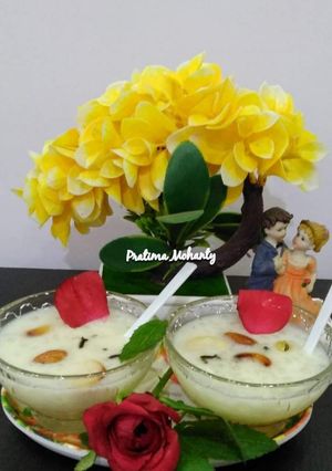 A picture of Sabudana Kheer.