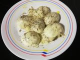 Huevos cocidos con especias