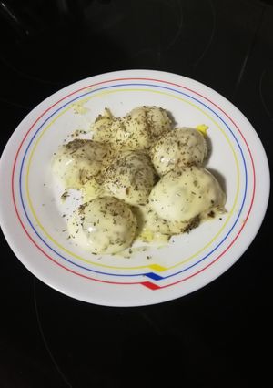 Una foto de Huevos cocidos con especias