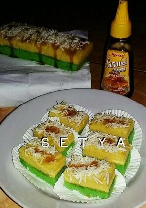 Foto resep Cake lapis fla karamel